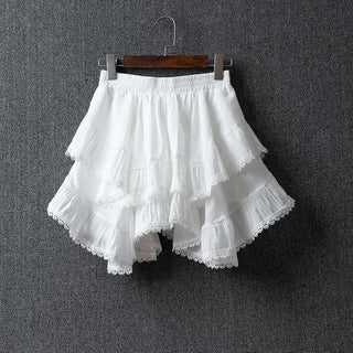 Women's Summer Irregular Lace Skirt Phosgene