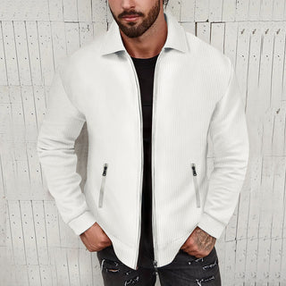 Lapel Slim-fit Cardigan Men's Jacket Coat - Phosgene