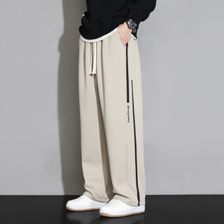 Sweatpants Men's Straight Casual Trousers Loose Wide Leg Sports Pants - Phosgene