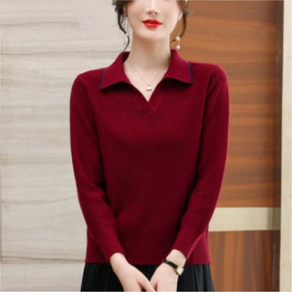 Leisure Loose Lapels Elegant Knitwear - Phosgene