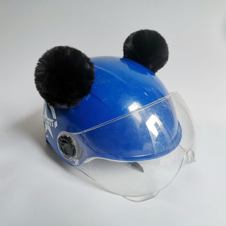 Hairball Ears Helmet Ornaments Skiing Cute Personality - Phosgene