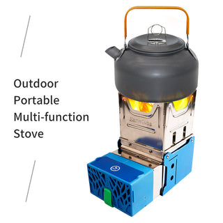 Fire Generator Electric Stove Folding Broiler Wood Stove Camping Phosgene