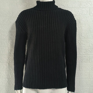 Men's Solid Color Slim Fit Knit Top Autumn And Winter New Sweater Fashion European And American Style Phosgene