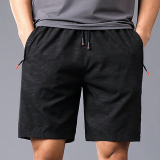 Quick-drying Shorts Men's Summer Thin Loose Plus Size Shorts Fat Outer Wear Running Sports And Leisure Pants Men - Phosgene