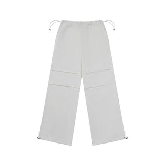 Men's Casual Drawstring Straight Loose Wide-leg Pants Phosgene