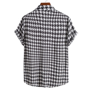 Cotton Thin Printed Short Sleeve Shirt Phosgene