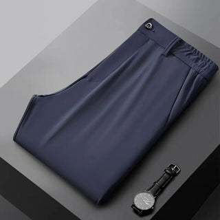 Casual Pants Men's Thin Business Stretch-fit Pants Phosgene