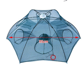 Strengthened 4-20 Holes Automatic Fishing Net Shrimp Cage Nylon Foldable Fish Trap Cast Net Cast Fold Crab Trap Fishing Network - Phosgene