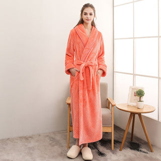 Thick waist velvet bathrobe - Phosgene