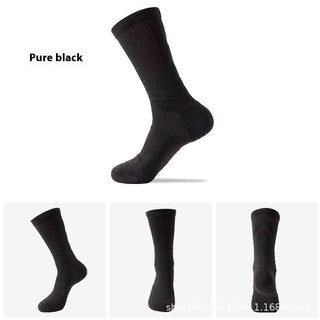 Men's Elite Trendy Contrast Color Long Tube Basketball Socks - Phosgene