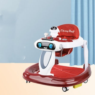 Baby Walker Anti-O-leg Baby Children's Multi-functional Anti-rollover Walker - Phosgene