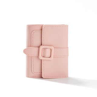 Purse Short Solid Color Card Holder Spring Women's High Sense - Phosgene