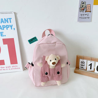 Cartoon Cute Little Bear Kindergarten School Bag - Phosgene