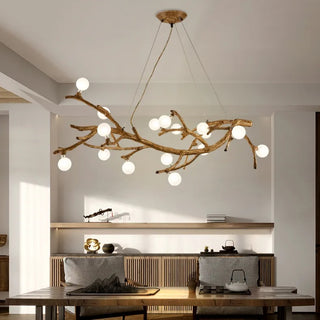 Restaurant Chandelier Decorative Tree Branch Lights Zen Japanese Wabi-sabi Wind Lamps - Phosgene