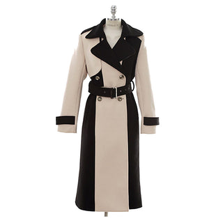 Women's Ladies Fashion Temperament Mid-length Woolen Coat - Phosgene