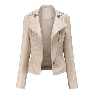 Women's Leather Jacket Slim Thin Small Coat - Phosgene