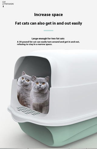 Litter Box Fully Enclosed Cat Toilet - Phosgene