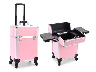 Large-capacity Make-up And Make-up Artist Trolley Storage Toolbox Phosgene