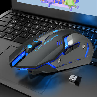 Wireless Charging Silent Gaming Mouse Machinery - Phosgene