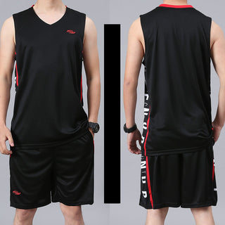 Basketball Sports Suit Men's Summer Casual Wear Sleeveless Thin Vest Running Suit Shorts Sportswear - Phosgene