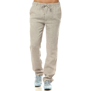 Men's Thin Casual Elastic Waist Linen Pant Phosgene