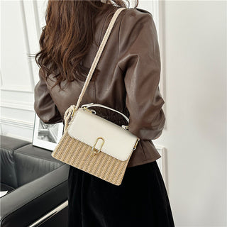 Handbag Western Style One-shoulder Versatile Woven Bag Phosgene