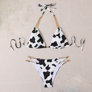 Swimsuit Female Bikinis Set Bikini Chain New - Phosgene