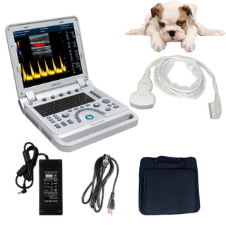 VET Veterinary Portable Ultrasound Scanner Laptop Machine Color Doppler For Pregnancy In Animals Phosgene