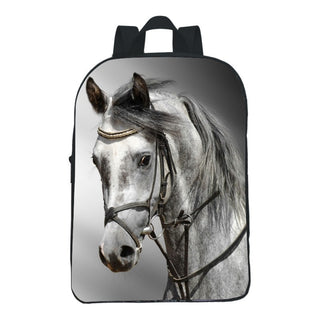 12-inch Digital Printing Animal Horse Backpack Phosgene