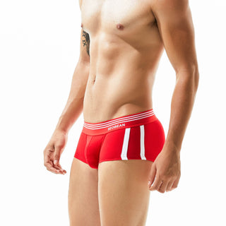 Men's Underwear Low Waist Cotton Boxer Briefs - Phosgene