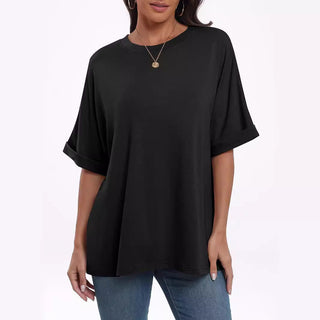 Women's Pullover Top Loose Short Sleeve - Phosgene