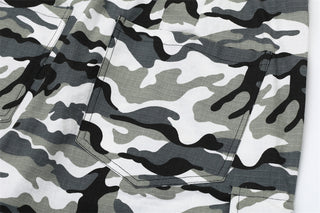 Camouflage Workwear Paratrooper Pants Male Phosgene