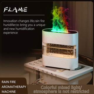 2024 New Products Rain Cloud Fire Humidifier Water Drip Novedades 2024 Rain Water Diffuser Fire Flame Humidifier Aroma Diffuser - Phosgene