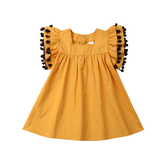 Children Newborn Clothing Sleeveless Kids Girls Dress - Phosgene