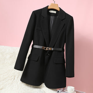 Women's Straight Tube Type Suit Jacket - Phosgene