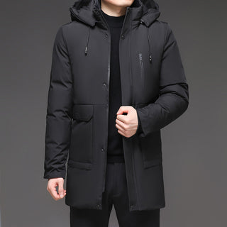 Men's Hooded Thickened Warm-keeping Cotton Clothing - Phosgene