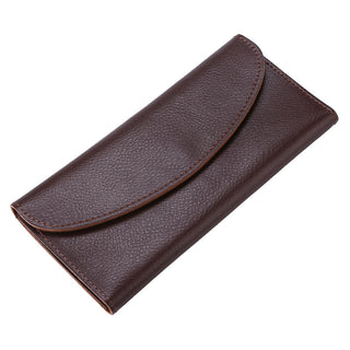 Women's Leather Simple Wallet Long - Phosgene