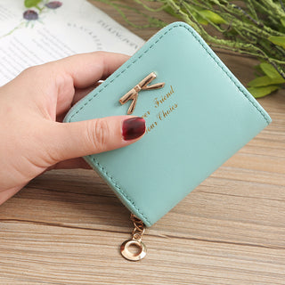 Women's Zipper Short Coin Purse Phosgene