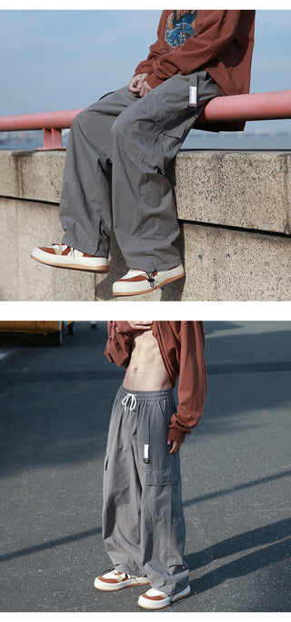 Men's Summer American Retro Loose Casual Pants Phosgene