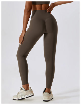 Quick-drying Nude Feel Hip Raise Yoga Pants Women's Outdoor Leggings Phosgene