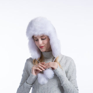 Autumn And Winter Ladies Korean Version Of Fox Fur To Keep Warm And Cold - Phosgene