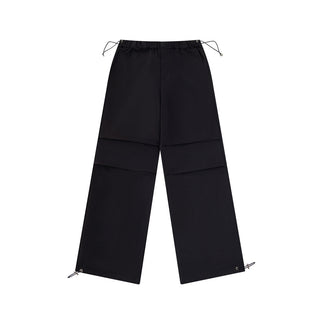 Men's Casual Drawstring Straight Loose Wide-leg Pants Phosgene