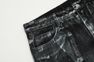 Fashion Personality Painting Splash-ink Jeans Men Phosgene